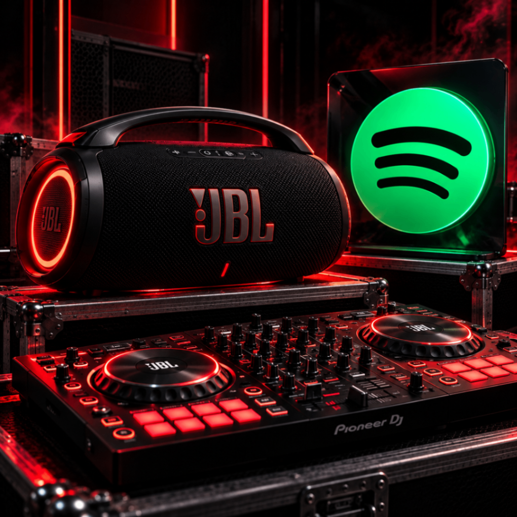 SISTEMA DE SOM + MESA DE DJ